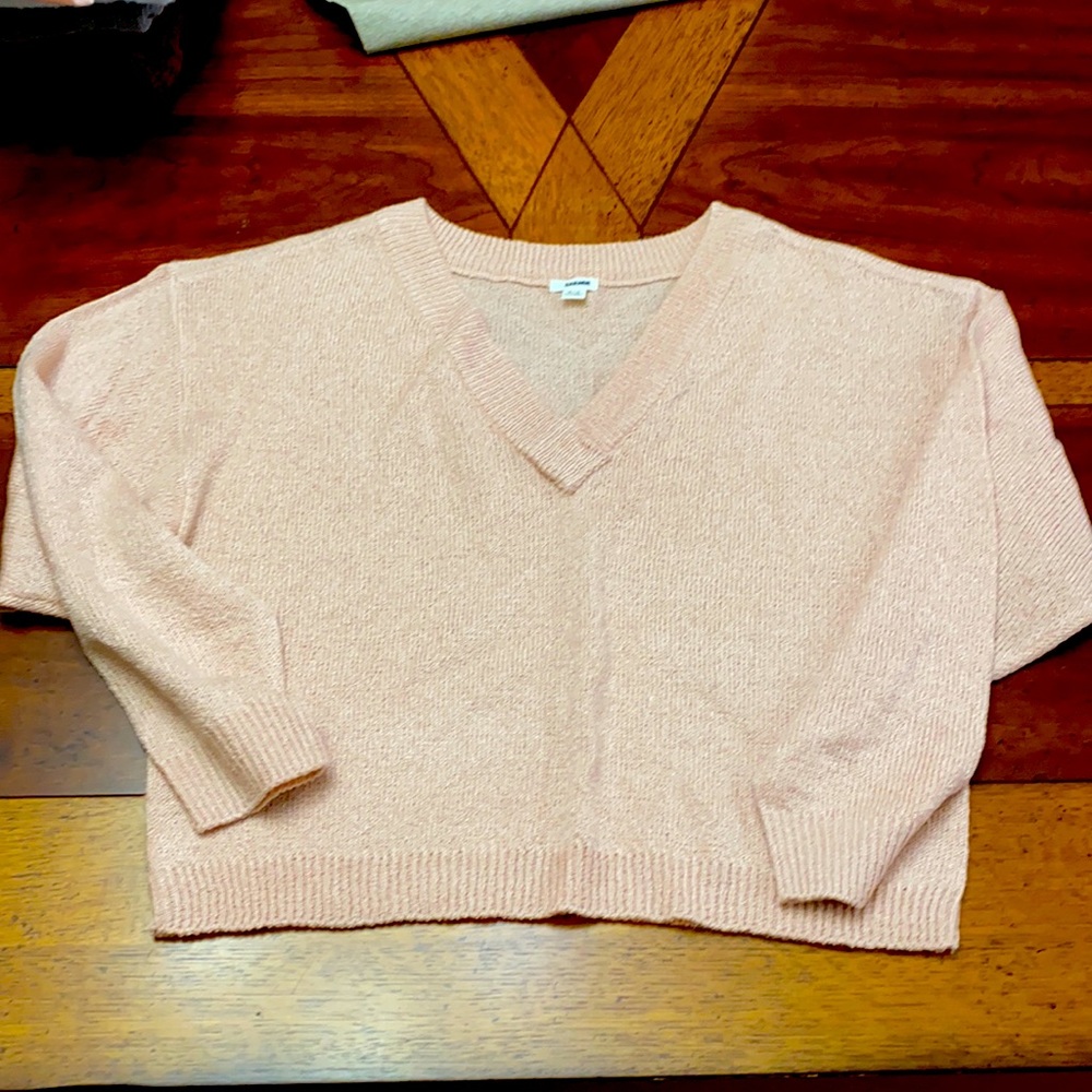 Oversized crop top sweater!
